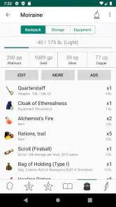 RPG Scribe Pathfinder & 3.5e screenshot