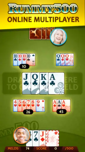 Rummy 500 screenshot 1