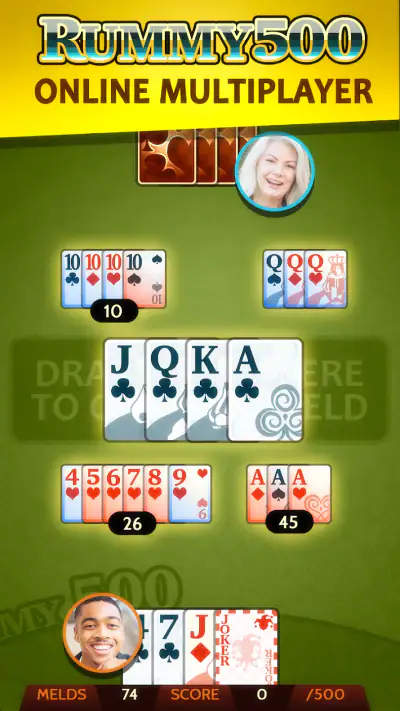Rummy 500 screenshot 1