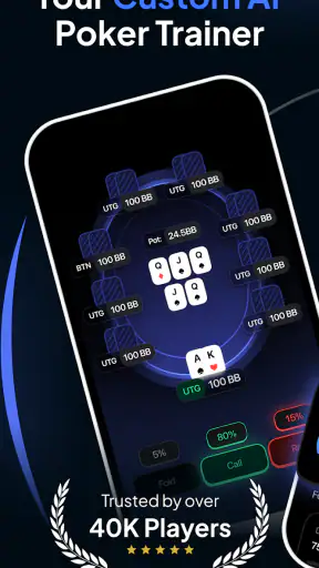 Runout Poker Trainer GTO Coach screenshot 1