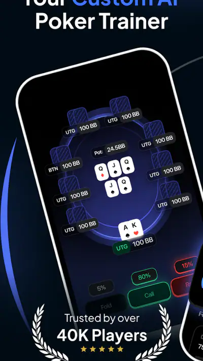 Runout Poker Trainer GTO Coach screenshot 1