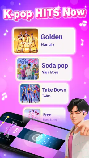 Rush Tiles: Rhythm Music Piano screenshot 1