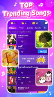 Rush Tiles: Rhythm Music Piano screenshot 2