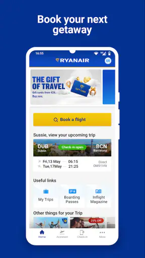 Ryanair screenshot 1