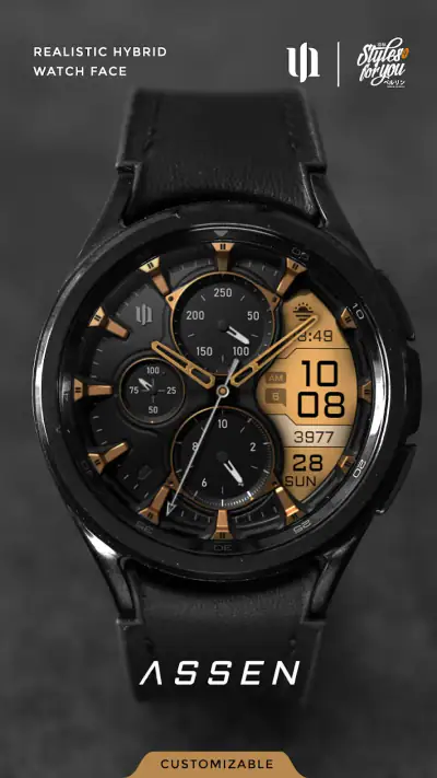 S4U Assen - Hybrid watch face screenshot 1