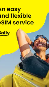 Saily: An eSIM travel app screenshot