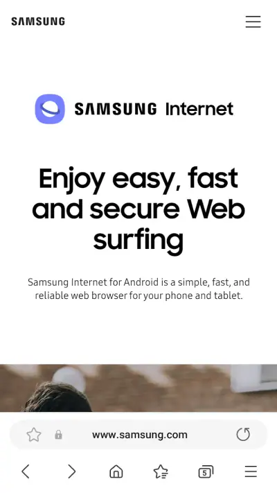 Samsung Internet Browser screenshot 1