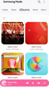 Samsung Music screenshot