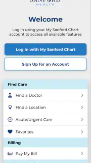Sanford Health screenshot 1