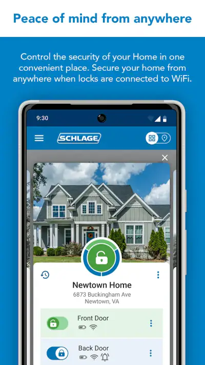 Schlage Home screenshot 1