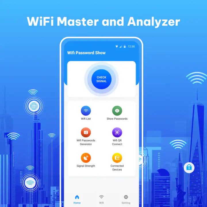 Show Wifi Password: Wifi List screenshot 1