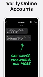 Sideline: 2nd Phone Line App screenshot
