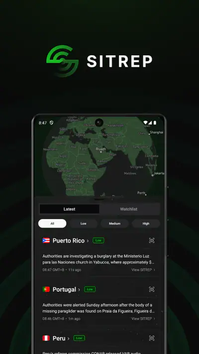 SITREP screenshot 1