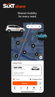 SIXT rent. share. ride. plus. screenshot 4