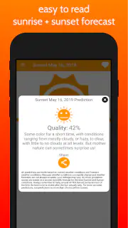 SkyCandy - Sunset Forecast App screenshot 1