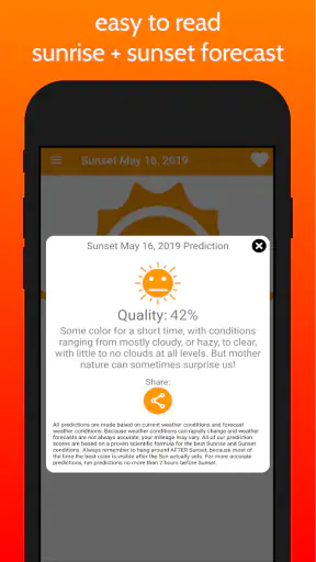 SkyCandy - Sunset Forecast App screenshot 1
