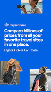 Skyscanner Flights Hotels Cars screenshot