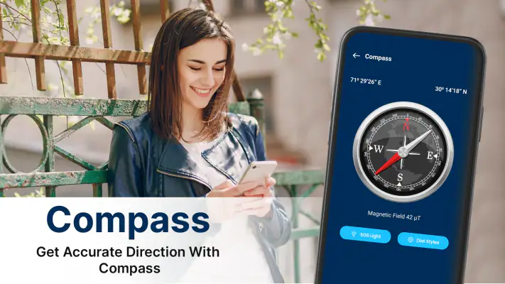 Smart Compass: Digital Compass screenshot 1