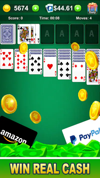 Solitaire Real Money-Win Money screenshot 1