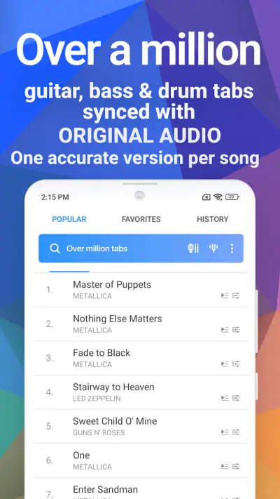 Songsterr Guitar Tabs & Chords screenshot 1