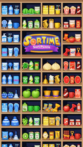Sortime - Goods Puzzle Sorting screenshot 1