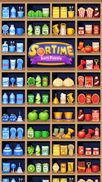 Sortime - Goods Puzzle Sorting screenshot 1