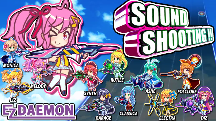SOUND SHOOTING!!Rhythm Shooter screenshot 1