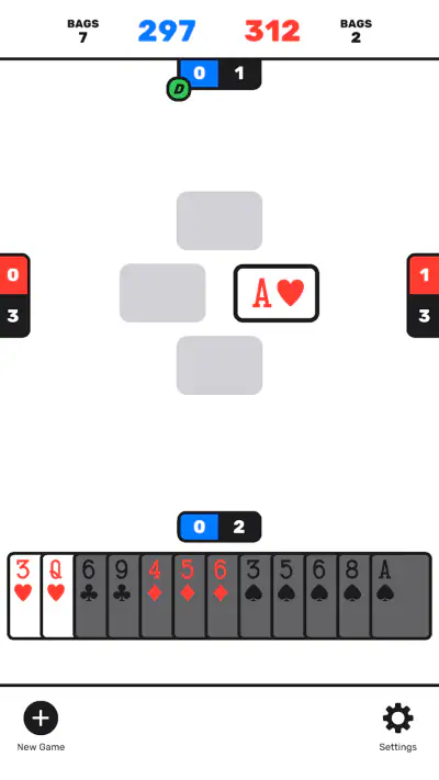 Spades by Staple Games screenshot 1