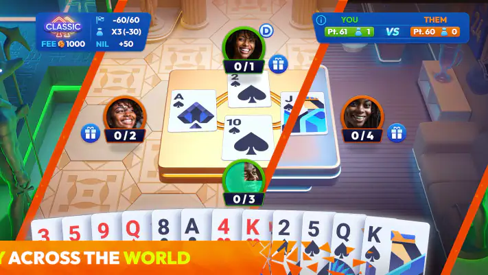 Spades Masters - Card Game screenshot 1