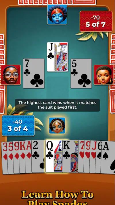 Spades Pop - Classic Card Game screenshot 1