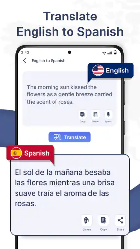 Spanish English Translator screenshot 1