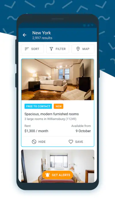 SpareRoom US screenshot 1
