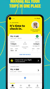 Spirit Airlines screenshot