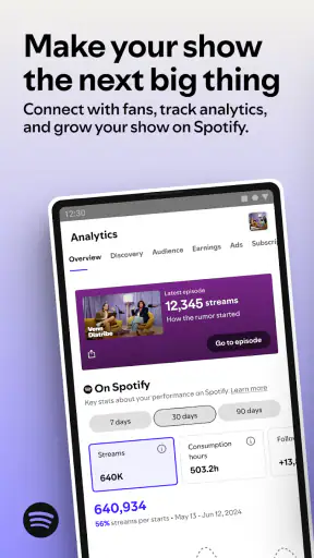 Spotify for Creators screenshot 1