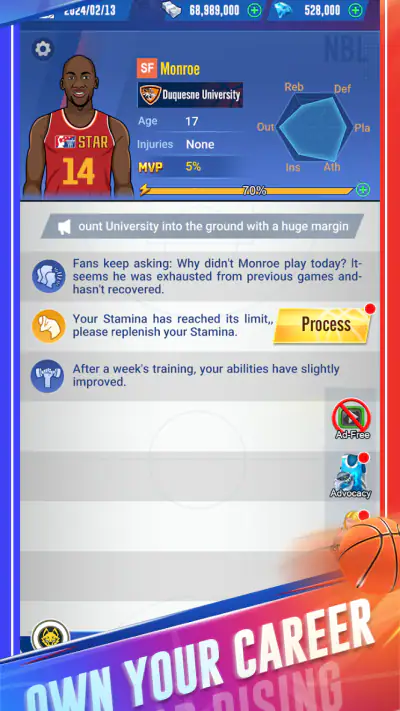 Star Rising: Basketball screenshot 1