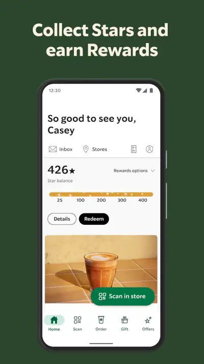 Starbucks screenshot 1
