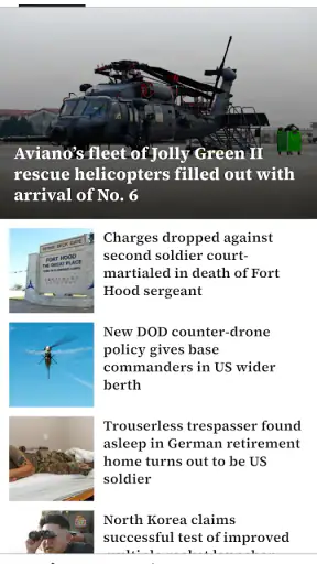 Stars & Stripes: Military News screenshot 1