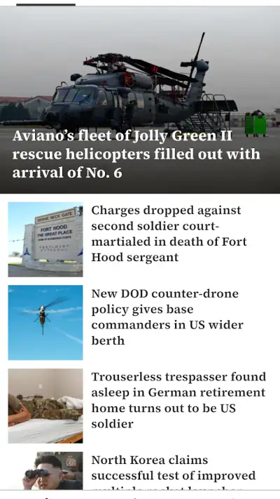 Stars & Stripes: Military News screenshot 1