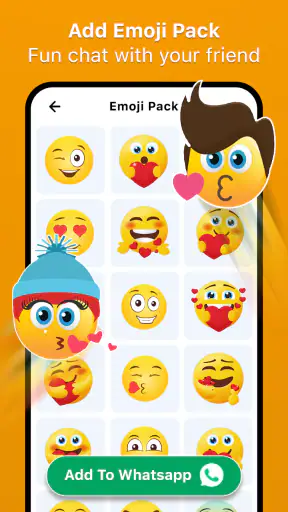 Stickers and Emoji - WASticker screenshot 1