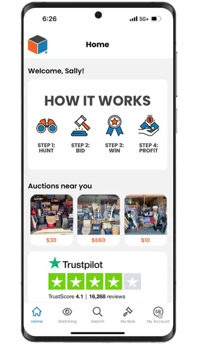 StorageTreasures Auction App screenshot 1