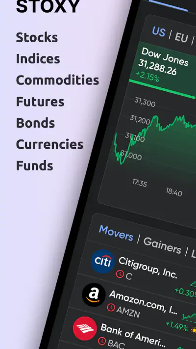 Stoxy PRO - Stock Market Live screenshot 1