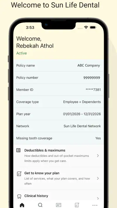 Sun Life Dental (U.S.) screenshot 1