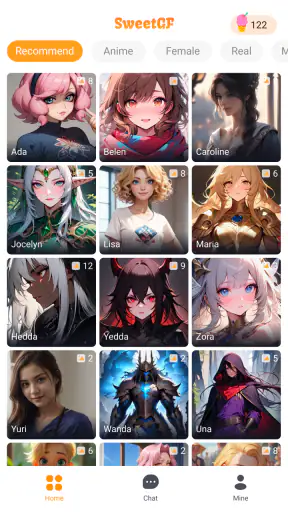 Sweet GF-Virtual Love Story screenshot 1