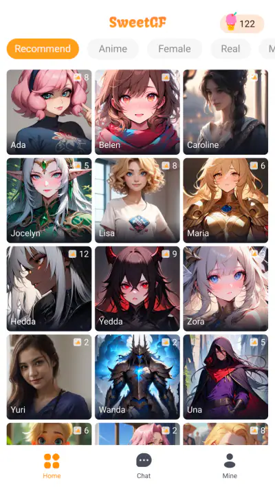 Sweet GF-Virtual Love Story screenshot 1