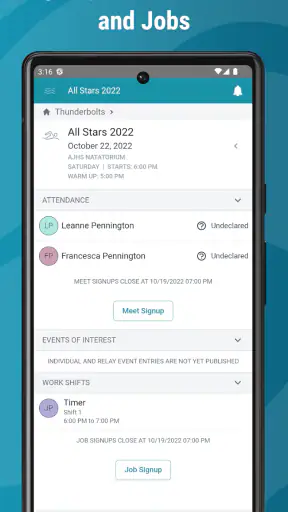 SwimTopia screenshot 1