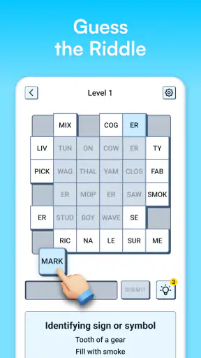 Syllatiles - Word Puzzle Game screenshot 1