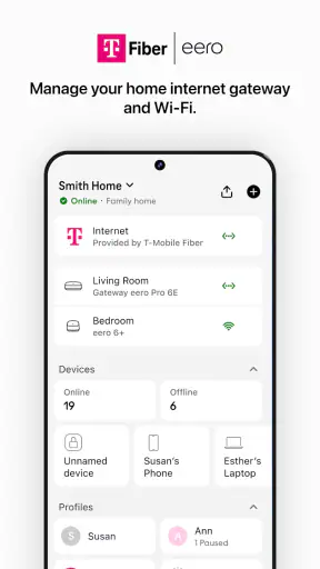 T-Mobile Fiber: eero screenshot 1