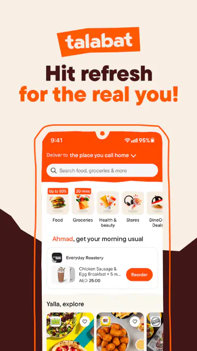 talabat: Food, grocery & more screenshot 1