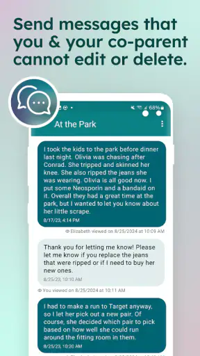 TalkingParents: Co-Parent App screenshot 1