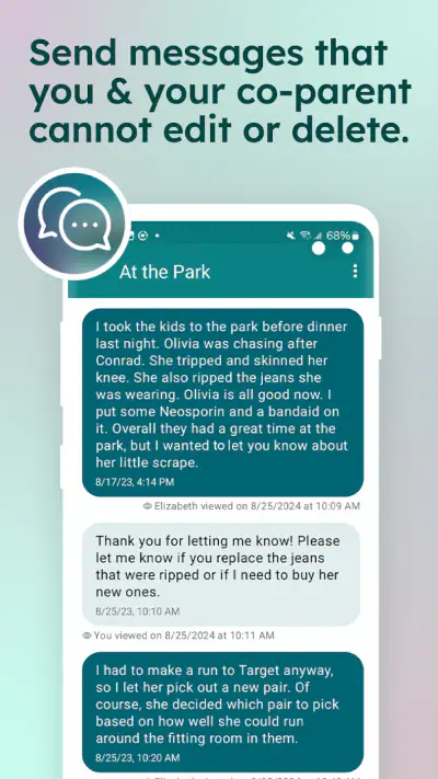 TalkingParents: Co-Parent App screenshot 1